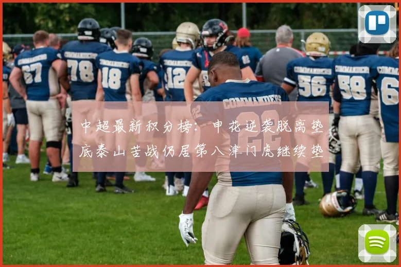 中超最新积分榜：申花逆袭脱离垫底泰山苦战仍居第八津门虎继续垫底陷入困境